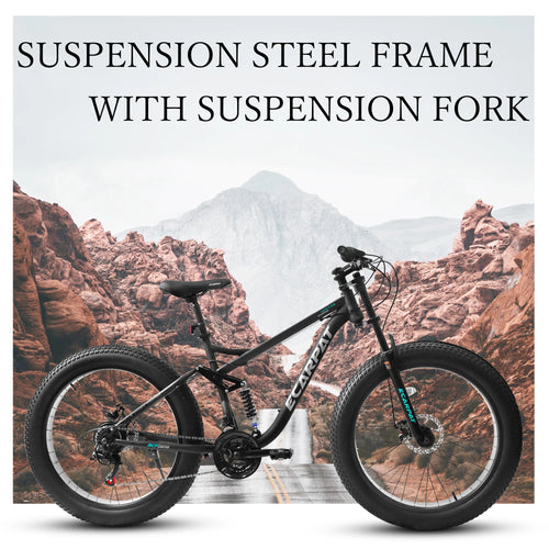 26” Full Suspension MTB Bike
