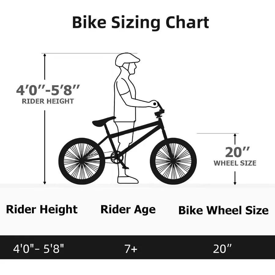 20” Freestyle BMX Bike