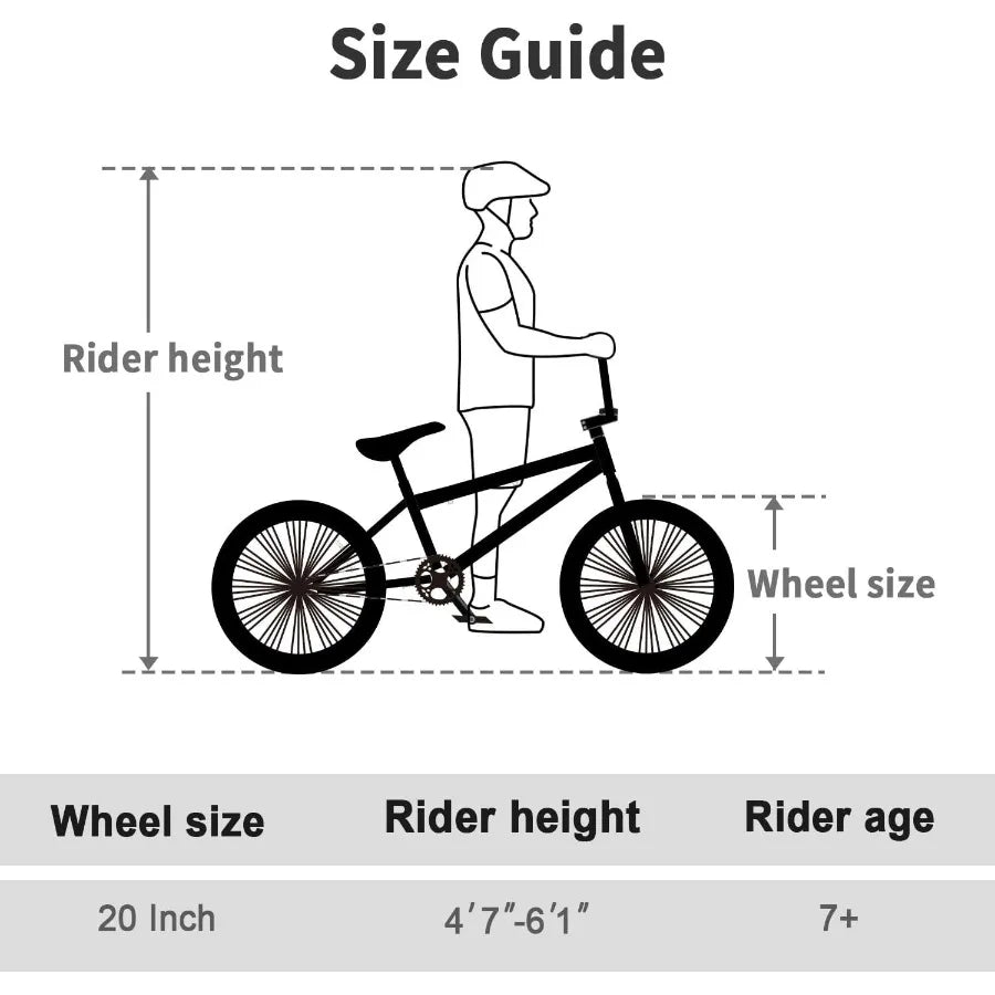 20” Freestyle BMX Beginner Bike