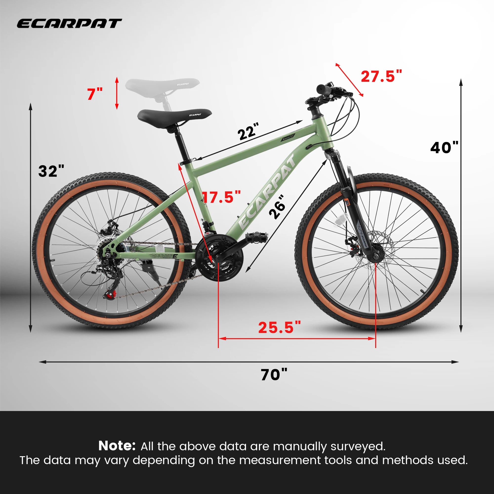 27.5” Trail Mountain Bike