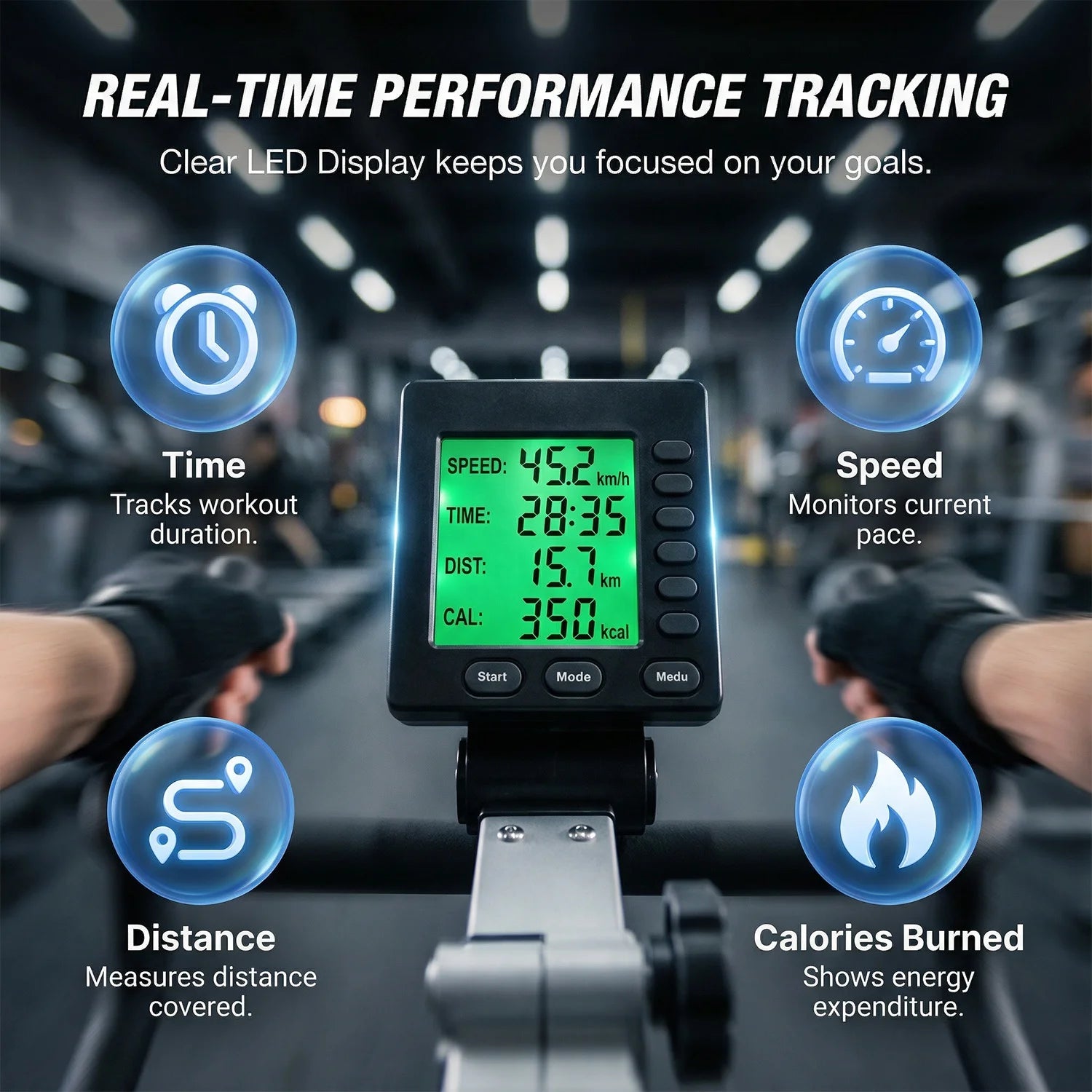 HIIT Air Bike Trainer