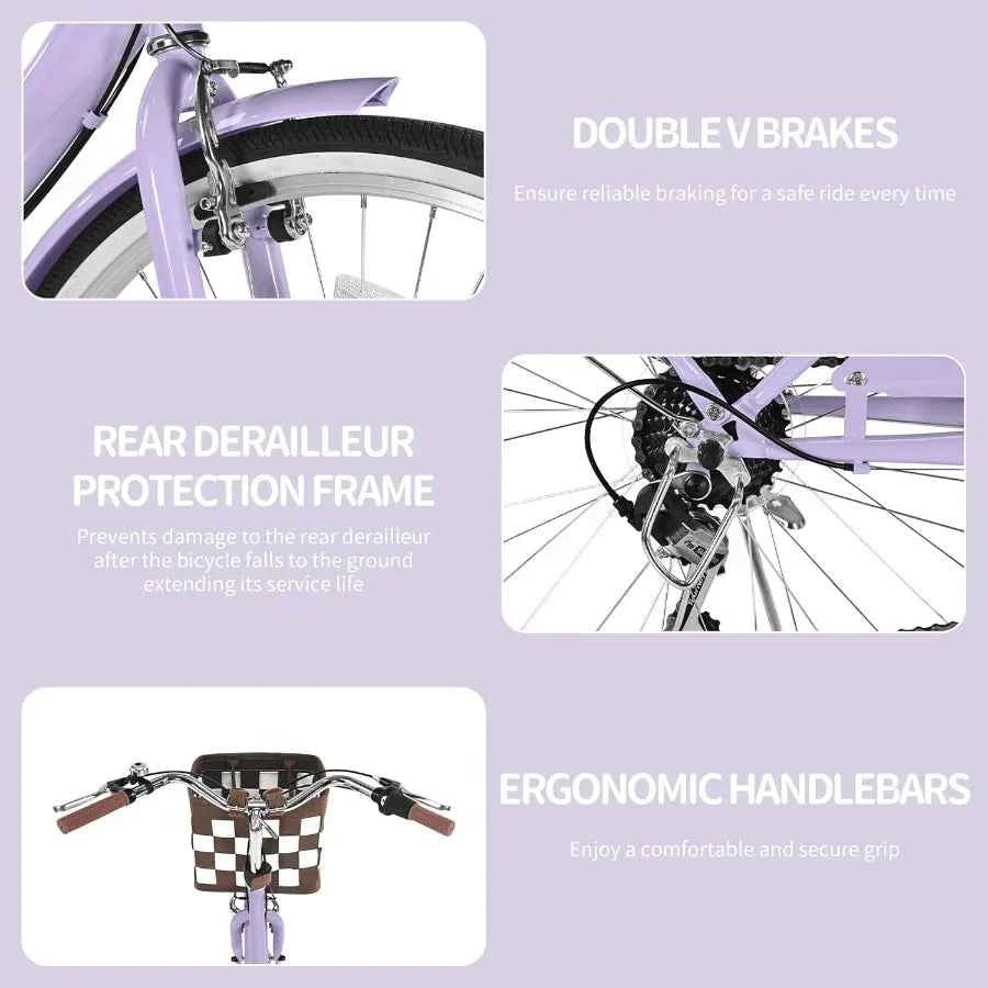 Foldable Women’s Cruiser Bike