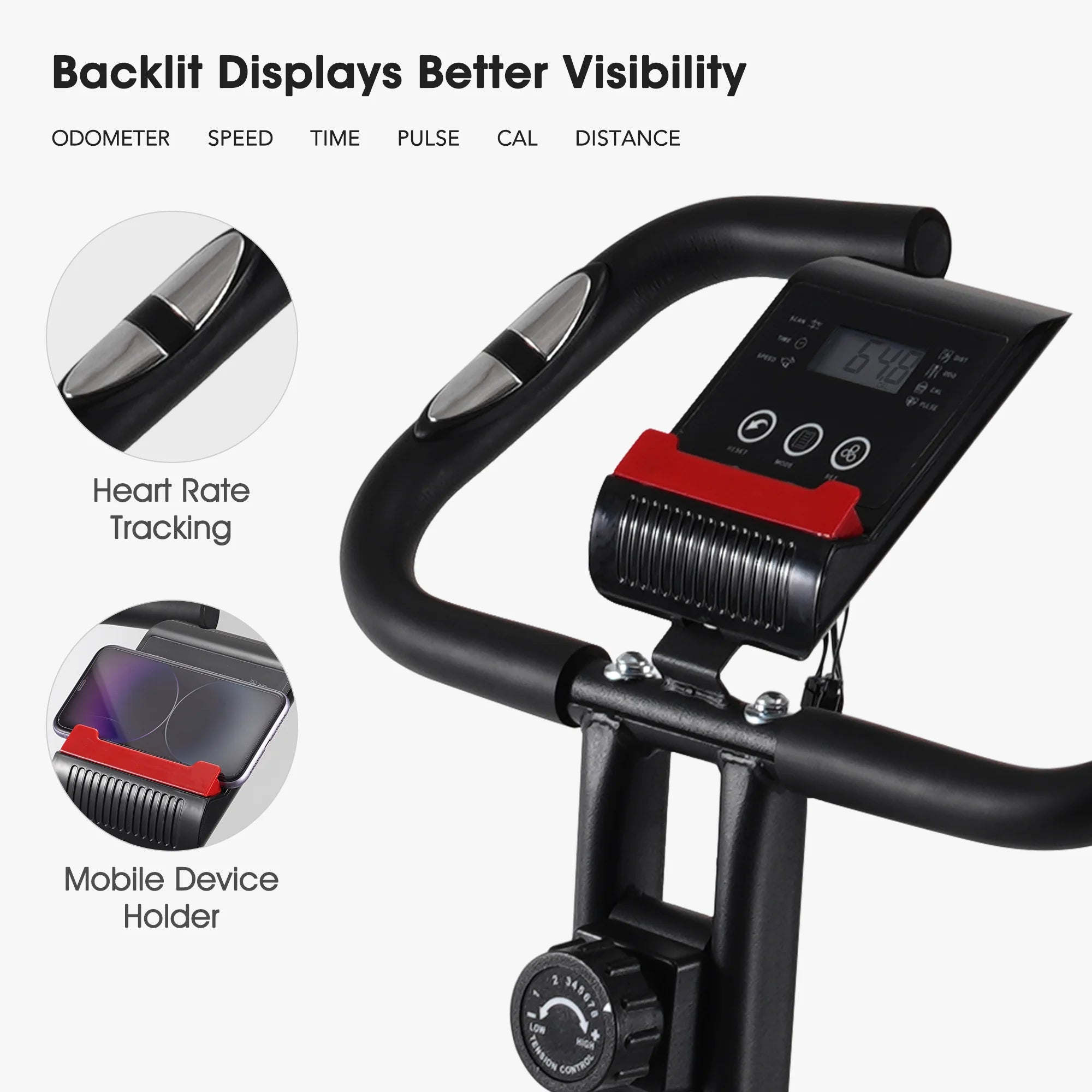 Folding Recumbent Exercise Bike
