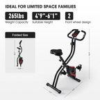 Folding Recumbent Exercise Bike