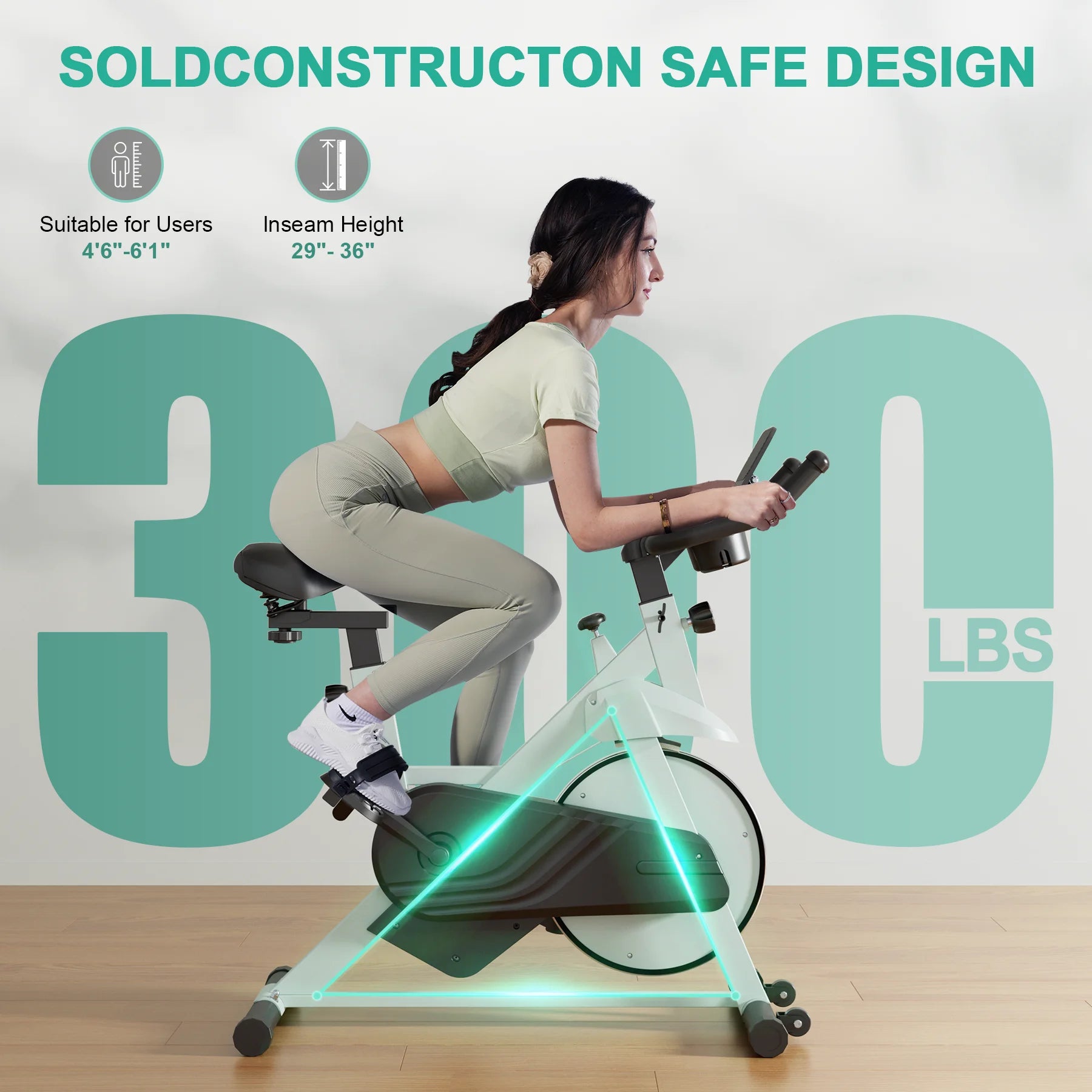 Superun Magnetic Exercise Bike