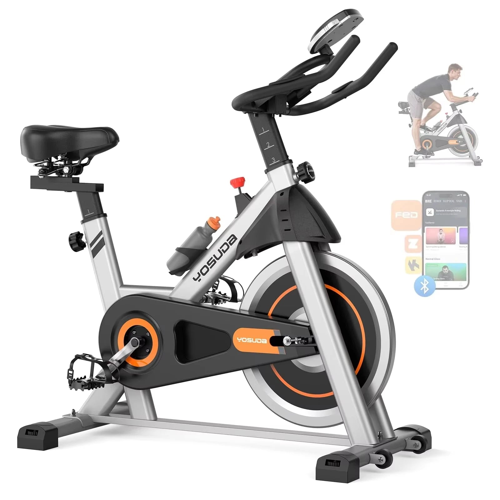 YOSUDA Magnetic Exercise Bike