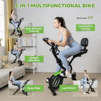 5-in-1 Folding Exercise Bike