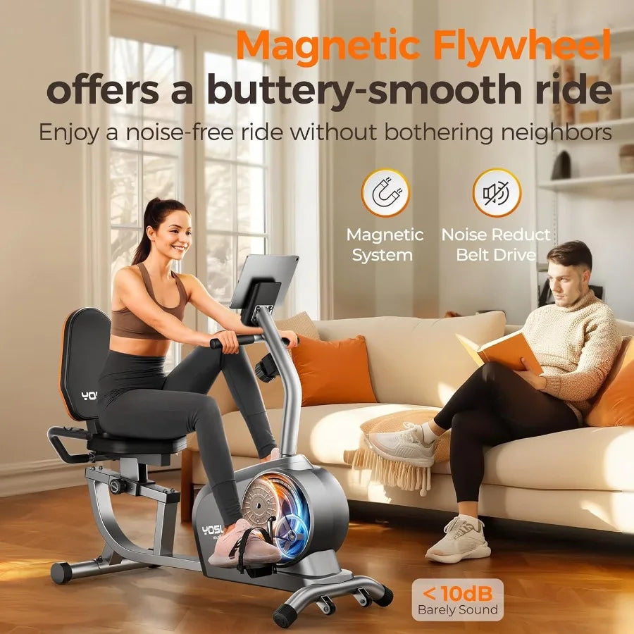 Magnetic Recumbent Bike 350LB