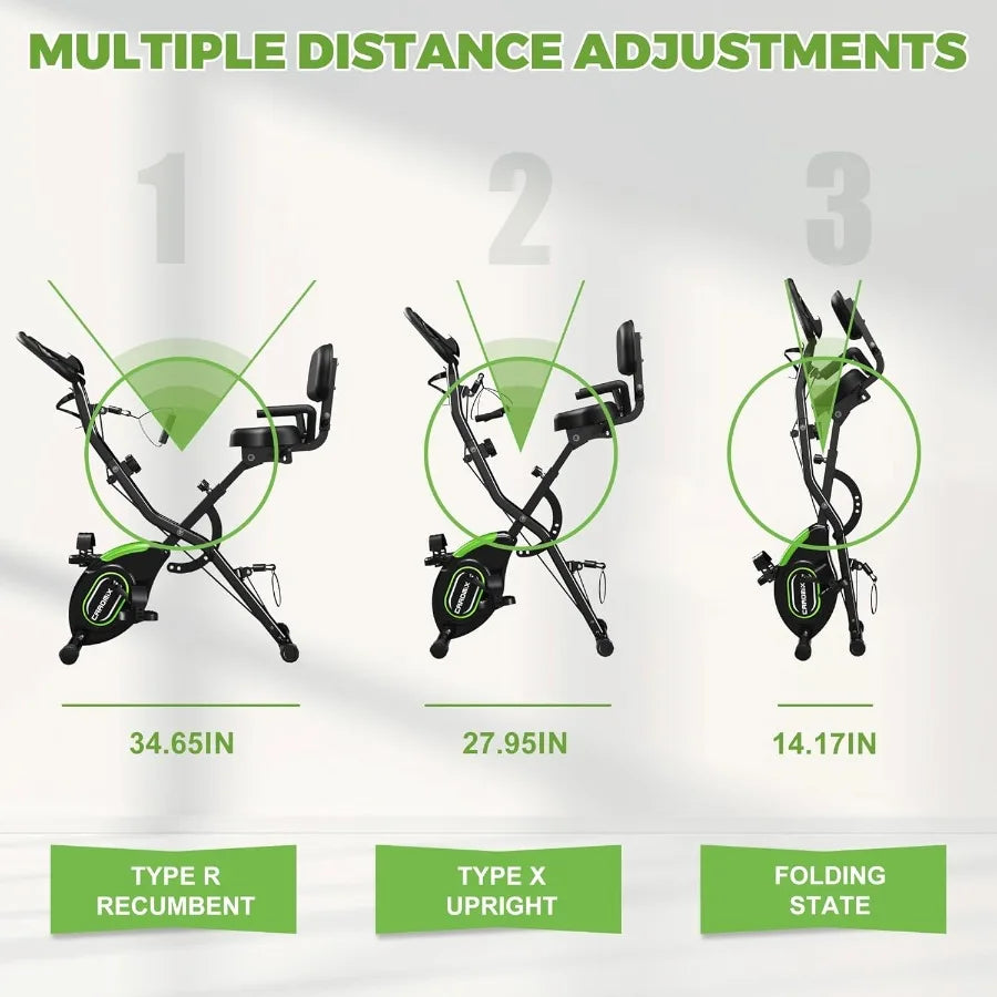 5-in-1 Folding Exercise Bike