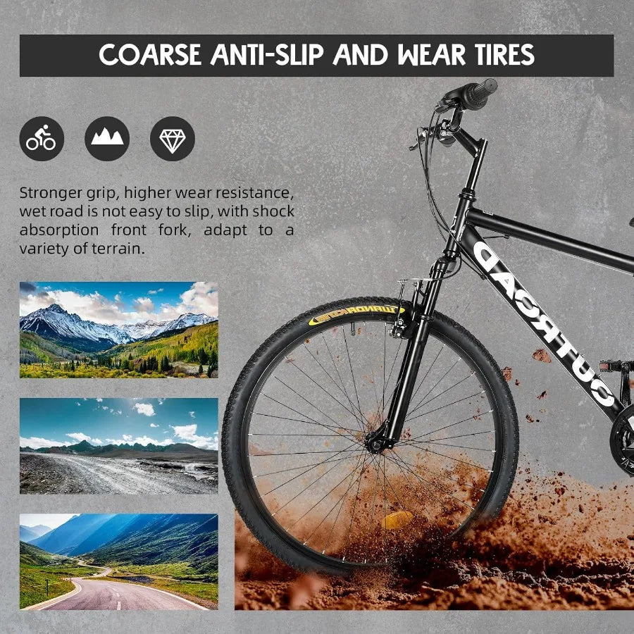 26” Mountain Bike 21-Speed