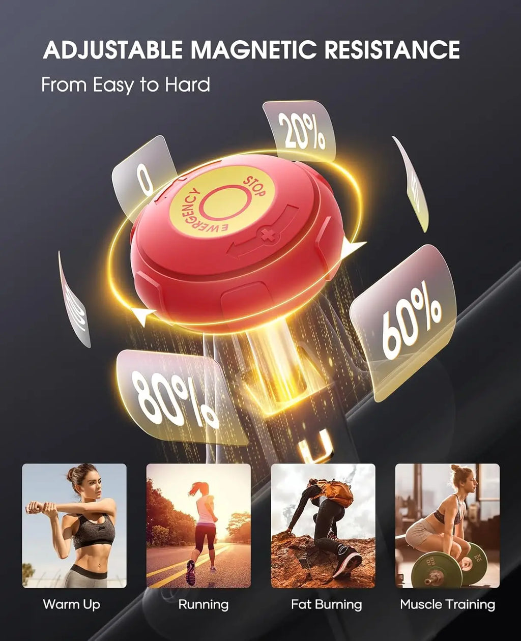 Adjustable Magnetic Stationary Bike