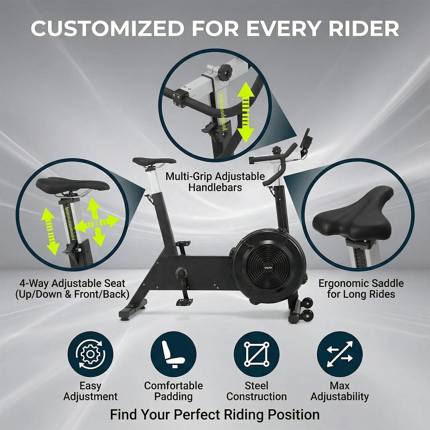 HIIT Air Bike Trainer