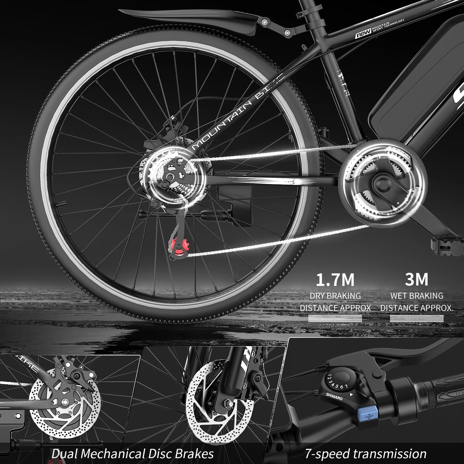 500W All-Terrain E-Bike