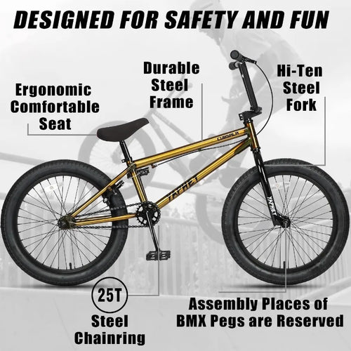 20” Freestyle BMX Beginner Bike