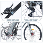 700C Steel Hybrid Bike