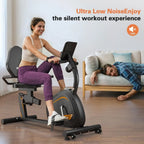8-Level Magnetic Recumbent Bike
